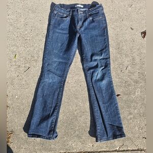 Levi's 515 Bootcut Jeans Women's 6M W28 L32 Dark Wash Mid Rise Stretch Denim